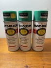 Vintage 1994 Rust-oleum Spray Paint Festival Green  7735  3  12oz Cans