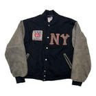 Vintage New York Black Yankees Jacket Mens Large Mlb Baseball Negro Leagues 90s