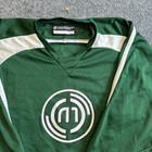 Hockeymonkey Jersey Youth Size L xl Green Mesh V-neck Practice Shirt Number 2