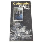 1982 Colorado Fishing Map Guide Lot Of 2 State Wildlife Vintage