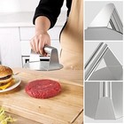 Enlarged 6 3 Inch Smash Burger Press  Stainless Steel Burger Smasher For 