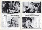 Taxi Driver Japanese Souvenir Program 1976  Robert De Niro  Martin Scorsese