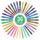 Set 36 Super Crayons  Smooth Easy Glide Gel Crayons  Bright  Bold  Blend Colors