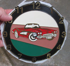 Make Your Own Corvette Vette Wall Clock Face 6  Diameter Plastic Craft Diy
