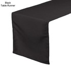 Satin Table Runner Wedding Party Banquet Decoration White Black Table Runner