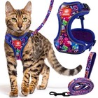 Cat Harness And Leash Set Escape Proof Adjustable Vest Style Kitten Small Cats