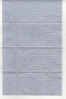 1855 Springville  Ny Manuscript Letter Growing Strength Of Know Nothing Movement