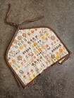 Vintage 60s 70s Yellow Orange Brown Floral Toaster Cover