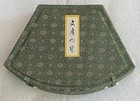 Chinese Calligraphy Set  Ceramic Holders  Ink Stone  Seals  Authentic Brushes