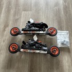 New Skike V9 Fire Tour 150 Cross Skates Black   Silver Manual Clean Htf Speed