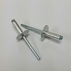 200 Pcs Large Flange Aluminum Pop Rivets 1 8  X 3 8    Big Head Steel