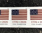 2026usa Forever Us 1776 Flag - Pnc Plate   p1111  Coil Strip Of 5   apu 