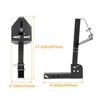 Truck Trailer Hitch Spare Mount Spare Tire  Fits All 2  Receiver Heavy Duty New