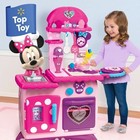 Kids Kitchen Play Set Pretend Cooking Toys Minnie Mouse Toddler Gift Pink