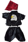 Easy Rider Biker Outfit Teddy Bear Clothes Fits Most 14  - 18  Build-a-bear And