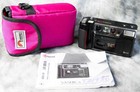Working Yashica T2d Point   Shoot Film Camera W carl Zeiss Tessar 3 5 Lens