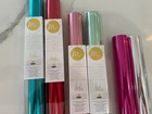Heidi Swapp Minc Reactive Foil-12 25 x 120 -red  Turquoise   4 Partial Rolls