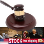 Us  Wooden Gavel Hammer   Sound Block For Lawyer Judge Auction Sale