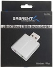 Sabrent Aluminum Usb External Stereo Sound Adapter For Windows And Mac  Plug And