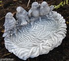 Latex Bird Birdbath Mold Plastic Support Concrete Mould  9  X 7  X Up To 3 5 h