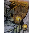 Ruth Leaf Vintage Woodcut Proof  botanical Study  Unsigned Studio Print