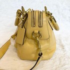 Coach Christine F22304 2way Leather Double Zip Satchel