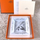 Hermes Paris Ashtray Mini Tray Pen Calligraphy 2002 Limited Model 8x8 Cm W case
