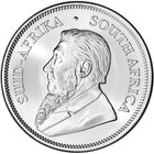 2022 1 Oz South African Silver Krugerrand Coin  999 Bu  lot Of 5 