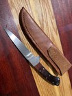 Vintage Hand Forged Custom Knife By Barr Quarton Mint Usa Tapered Tang