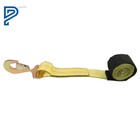 For Trailers Heavy Duty Snap Hooks 8 Axle Straps Car Tie Down Straps Yellow