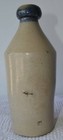 1850 s- 10  P  Dempsey Uk Soneware Salt Glazed Beer Bottle Cobalt Blue Lip Uk