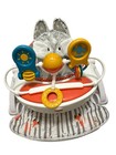 Fisher Price Baby Sit Me Up Floor Seat Snack Tray Peek-a-boo Fox Portable