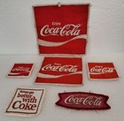 Coca cola  Original   Lot Of Six   6   Vintage  Assorted  Cloth Uniform  Patches