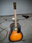 Inspired By Gibson 1942 Banner Series J-45 Epiphone Acoustic With Case Lr Baggs