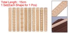 10pcs Wood Clay Roller 15cm Wooden Pottery Tools Wood Grain Texture Rollers