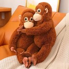 Punch Orangutan Djungelskog Brown Ikea Plush 26in Monkey Soft Toy