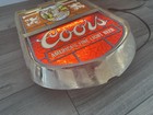Coors Beer Sign Light Vintage 70s Made In Usa Bar Mancave Rocky Mountain Working
