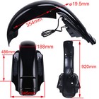 Cvo Stretched Rear Dual Cut Extended Fender For Harley Touring Street Glide Road