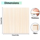 Diydec 18 Pack Basswood Sheets 6x 6 X 1 16 Inch Thin 6 X 6 X Inch