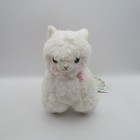 Alpaca Alpacasso C0107 White Amuse Plush 6  Tag Stuffed Toy Doll Japan