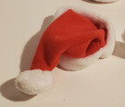 Miniature Plush Christmas Santa Claus Hat For Dolls Stuffed Animals Bears Lot 6