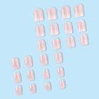 24pcs Pink Ombr   French Press-on Nails - Office   Special Occasion Elegant