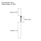 10pcs Metal Temperature Thermal Fuse Ry65 65   c 149   f 10a 250v
