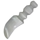 Witchcraft Energy-clearing Carved Selenite Ceremonial Athame 