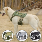 Tactical Dog Harness Adjustable Military Training Working Dog Vest With Handle