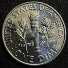 2022 P 10c Roosevelt   Strike Doubling  Full Luster   Many Die Chips   10-0095
