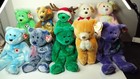 Ty Beanie Buddies Collection  lot Of  10  Vhtf Beanie Buddies Bears  l-04