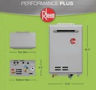 Rheem 160 000 Btu Outdoor Liquid Propane Tankless Water Heater Eco160xlp-3