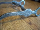 Crockett Stainless Curb Bit W  Engraved Silver Overlay On Cheeks And Lip Bar 
