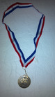 Lot Of 25 Award Medals For - Teamwork With Red  White  And Blue Lanyards